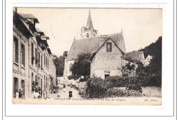 VILLEQUIER : La Rue De L'eglise - Tres Bon Etat - Villequier