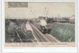 VILLERS-BRETONNEUX - Train En Partance Pour Marcelcave - Très Bon état - Villers Bretonneux