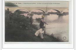 TOURS : L'ouverture De La Peche, Le Cher Et Le Pont De La Ligne De Bordeaux - Tres Bon état - Tours