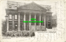 R588744 London. Mansion House. Gale And Poldens Wellington Series - Sonstige & Ohne Zuordnung