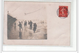 TROUVILLE - CARTE PHOTO - Scène De Plage, Enfants - Très Bon état - Trouville