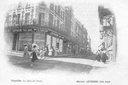 TROUVILLE : La Rue De Paris, Maison Lefebvre Fils Ainé - Tres Bon Etat - Trouville