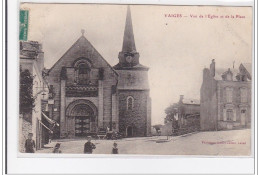 VAIGES : Vue De L'eglise Et De La Place - Tres Bon Etat - Other & Unclassified