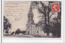 St-JEAN-D'ILLAC : Place De L'eglise - Tres Bon Etat - Other & Unclassified