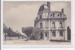 St-POURCAIN-sur-SIOULE : L'avenue De La Gare Et La Caisse D'epargne - Tres Bon Etat - Sonstige & Ohne Zuordnung