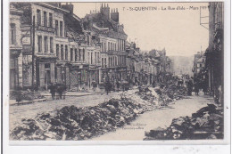 St-QUENTIN : La Rue D'isle Mars 1919 - Tres Bon Etat - Saint Quentin
