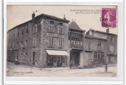 St-SYMPHORIEN-sur-COISE : Rue Centrale Et Hotel Loste - Tres Bon Etat - Sonstige & Ohne Zuordnung