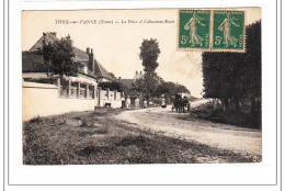 THEIL-sur-VANNE : La Place Et L'ancienne Route - Tres Bon état - Andere & Zonder Classificatie