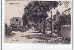 TOURBES : Avenue De La Gare - Etat - Autres & Non Classés