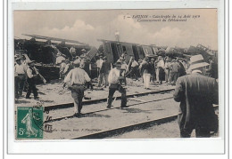 SAUJON - Catastrophe Du 14 Août 1910 - Commencement Du Déblaiement - Très Bon état - Saujon