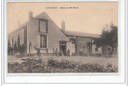 SAUMERAY - Maison De M. Breton - état - Autres & Non Classés