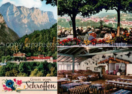 73632906 Bad Reichenhall Berghof Schroffen Gastraum Panorama Bad Reichenhall - Bad Reichenhall