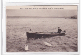 SAVOIE : La Peche A La Cuiller En Moto-canot Sur Le Lac Du Bourget - Tres Bon Etat - Autres & Non Classés