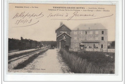 SISSONNE - La Gare - Terminus Grand Hôtel - Très Bon état - Sissonne