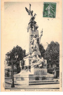 SOISSONS : Monument Commemoratif De 1870 (carte Double) - Tres Bon Etat - Soissons