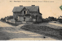 SOUVIGNY : Ecole Des Filles Route De Vouzou Et Route De Lamotte - Tres Bon Etat - Sonstige & Ohne Zuordnung