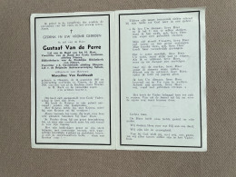 VAN DE PERRE Gustaaf °OKEGEM 1905 +NINOVE 1958 - VAN EECKHOUDT - SCHOUP - DE SAEGER - Bibliothecaris Stedelijke Bib. - Obituary Notices