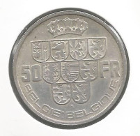 VARIA * LEOPOLD III * 50 Frank 1939 Frans Pos.B * ZONDER KRUIS OP KROON *  Nr 12934 - 50 Francs