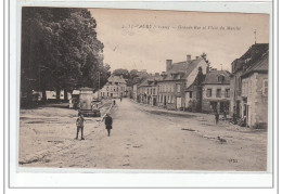 SAINT VAURY - Grande Rue Et Place Du Marché - Très Bon état - Otros & Sin Clasificación