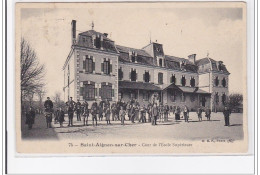 SAINT-AGNAN-sur-CHER : Cour De L'ecole Supérieure - Tres Bon Etat - Saint Aignan