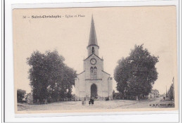 SAINT-CHRISTOPHE : Eglise Et Place - Tres Bon Etat - Sonstige & Ohne Zuordnung