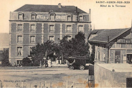 SAINT-AUBIN-sur-MER : Hotel De La Terrasse, Autobus - Tres Bon Etat - Saint Aubin