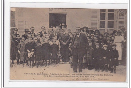 SAINT-MARTIN-DE-RE : Visite De M. Clemenceau Du Conseil, Aux Ecoles Professionnelles Des Orphelins De Guerre - Etat - Saint-Martin-de-Ré