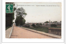 SAINT-MICHEL-sur-ORGE : Route De Monthéry, Vue Prise Du Pont De L'orge - Tres Bon Etat - Saint Michel Sur Orge