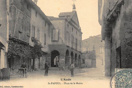 SAINT-PAPOUL : Place De La Mairie - Tres Bon Etat - Sonstige & Ohne Zuordnung