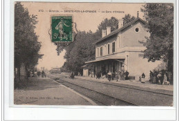 SAINTE FOY LA GRANDE - La Gare D'Orléans - Très Bon état - Other & Unclassified