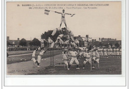 SALBRIS -Concours De Gymnastique Régional Des Patronages De L'Orléanais 1914- Poses Plastiques Pyramides - Très Bo - Salbris