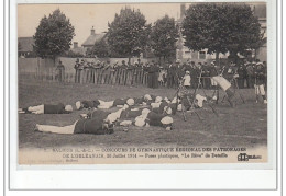 SALBRIS -Concours De Gymnastique Régional Des Patronages De L'Orléanais 1914- Poses Plastiques """"le Rêve"""" - T - Salbris