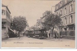 ROCHEBONNE : Le Tramway Boulevard Chateaubriand - Très Bon état - Otros & Sin Clasificación