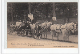 ROUEN - Fêtes Normandes 18-21 Juin 1909 - La Reine De Normandie, Mlle Hélène Gervais - Très Bon état - Rouen