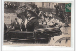 ROUEN - Fêtes Normandes 18-21 Juin 1909 - Reine De Paris Arrivant à La Gare De La Rue Verte - Très Bon état - Rouen