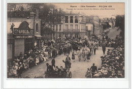 ROUEN - Fêtes Normandes 18-21 Juin 1909 - Les Landaux Fleuris Des Reines, Place Beauvoisine - Très Bon état - Rouen