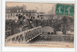 ROUEN - M. Fallières Aux Fêtes Du Millénaire Normand 1911 - L'embarquement De M. Fallière - Très Bon état - Rouen