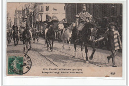 ROUEN - Millénaire Normand (911 - 1911) - Passage Du Cortège, Place Du Vieux Marché - Très Bon état - Rouen