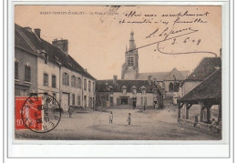 SAINT MARTIN D'ABLOIS - La Place Et L'Eglise - Très Bon état - Otros & Sin Clasificación