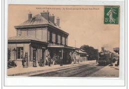 PONT L'EVEQUE - La Gare Au Passage Du Rapide Paris-Trouville - Très Bon état - Pont-l'Evèque