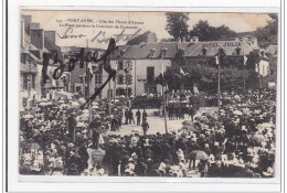 PONT-AVEN : Fete Des Fleurs D'ajoncs, La Place Pendant Le Concourso De Costumes (autographe Botrel) - Tres Bon Etat - Pont Aven