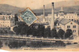 PONTARLIER : Distillerie Pernod Fils, Absinthe - Etat (traces) - Pontarlier