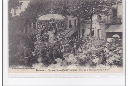 RENNES : Fetes Des Fleurs 26 Et 27 Mai 1912, Char De Lal Reine Des Roses De Paris - Tres Bon Etat - Autres & Non Classés