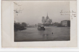 PARIS - Inondations 1910 - Carte Photo - Très Bon état - La Crecida Del Sena De 1910