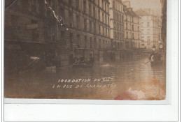 PARIS - Inondations 1910 - Rue De Charenton - Carte Photo - Très Bon état - Inondations De 1910
