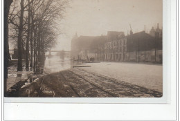 PARIS - Inondations 1910 - Quai De Passy - Carte Photo - Très Bon état - Inondations De 1910