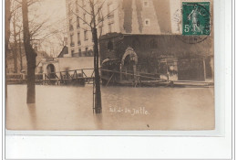 PARIS - Inondations 1910 - île De Jatte - Carte Photo - Très Bon état - Alluvioni Del 1910