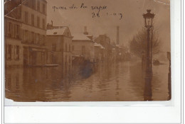 PARIS - Inondations 1910 - Quai De La Rapée - Carte Photo - Très Bon état - Alluvioni Del 1910