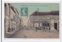 PIERRELAYE : Place De La Croix Et Vue Victor-hugo (toillée) - Tres Bon Etat - Pierrelaye