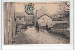 POITIERS - Inondations Du 16 Février 1904 - Le Pont Saint Cyprien - Très Bon état - Poitiers